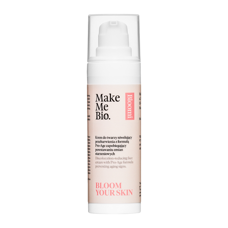 BLOOM YOUR SKIN Krem do twarzy niwelujący przebarwienia, z formułą Pro-Age zapobiegający powstawaniu zmian starzeniowych