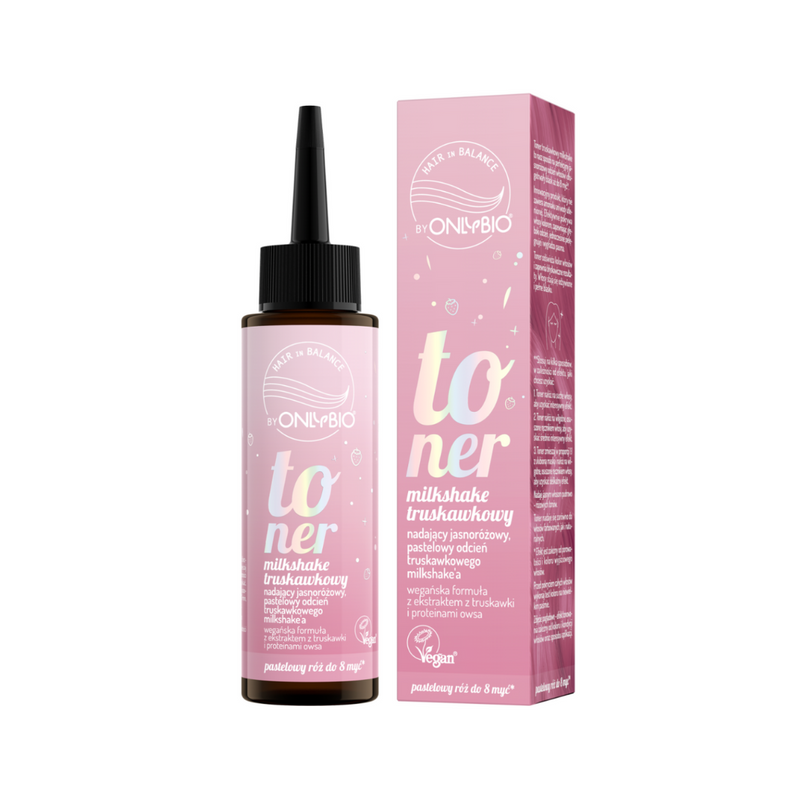 Hair In Balance By ONLYBIO Toner Truskawkowy Milkshake 100 ml