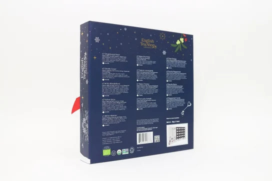 English Tea Shop, Herbatki Bio Kalendarz Adwentowy Christmas Night 25 Piramidek, 50 g