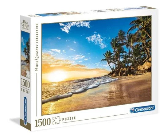 Clementoni, puzzle, Tropical Sunrise, 1500 el.