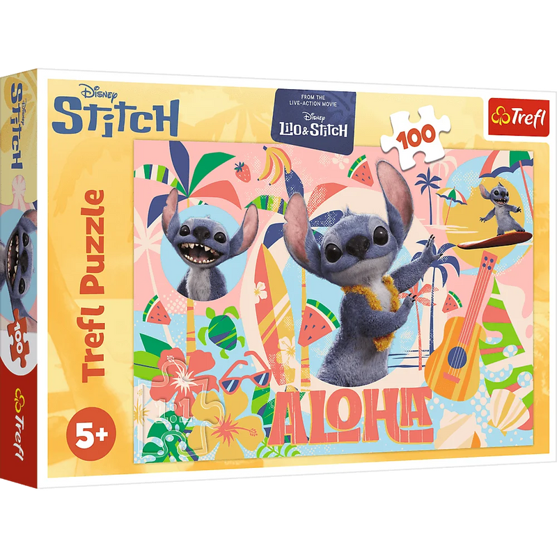 Trefl - Puzzle Lilo & Stitch 100 el. Stitch i przyjaciele w akcji