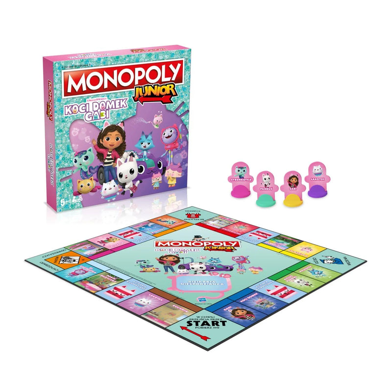 Monopoly Junior, gra rodzinna, Koci Domek Gabi