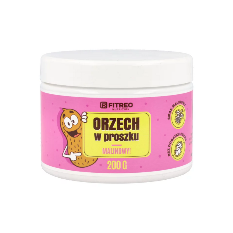 FITREC Orzech w Proszku Malinowy 200g
