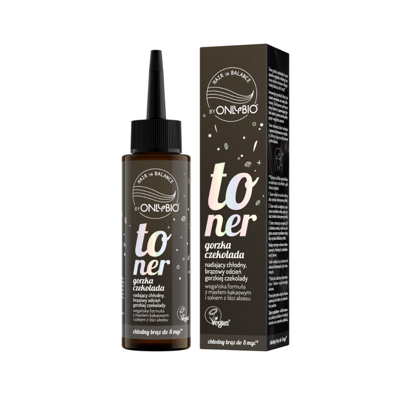 Hair In Balance By ONLYBIO Toner Gorzka Czekolada 100 ml