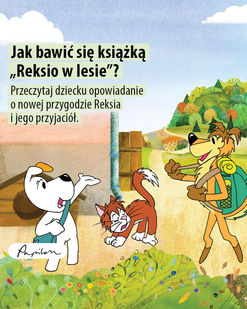 Reksio w lesie. Książka z okienkami