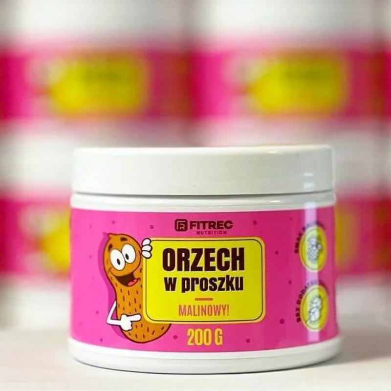 FITREC Orzech w Proszku Malinowy 200g