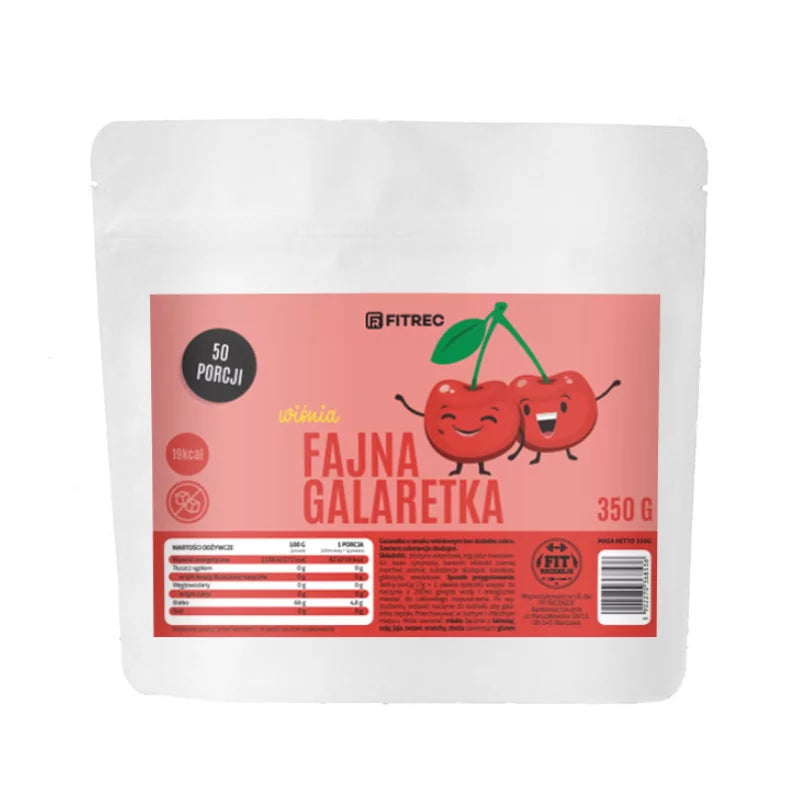 FITREC Fajna Galaretka Bez Cukru 350 g