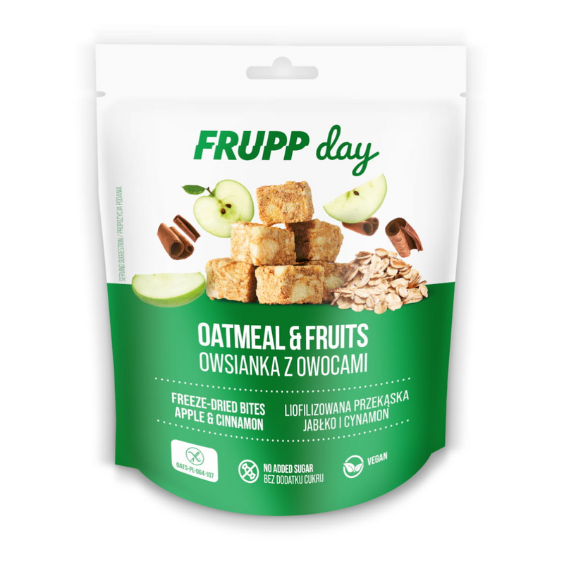 FRUPP Day kostki owsiane - Jabłko i cynamon 25 g