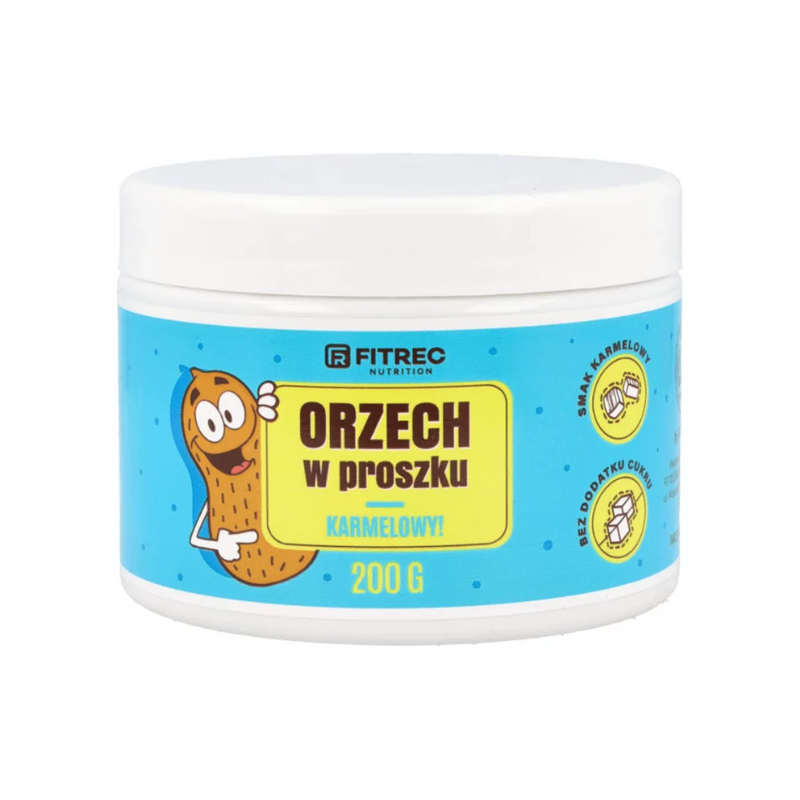 FITREC Orzech w Proszku Karmelowy 200g