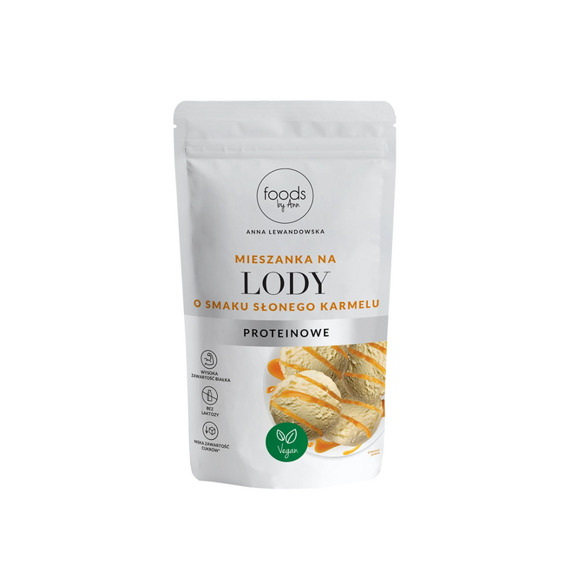 Mieszanka na Lody Proteinowe o smaku Słonego Karmelu