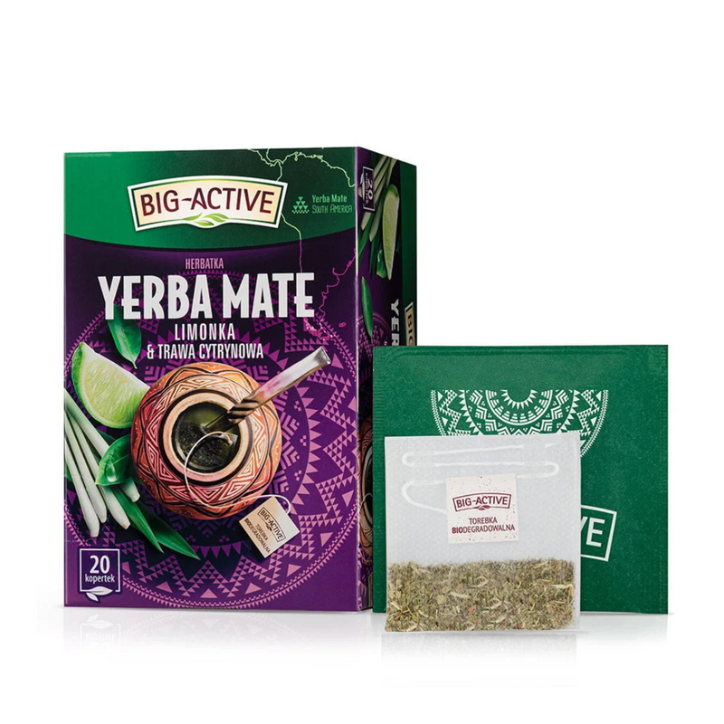 Herbatka Yerba Mate Limonka & Trawa cytrynowa