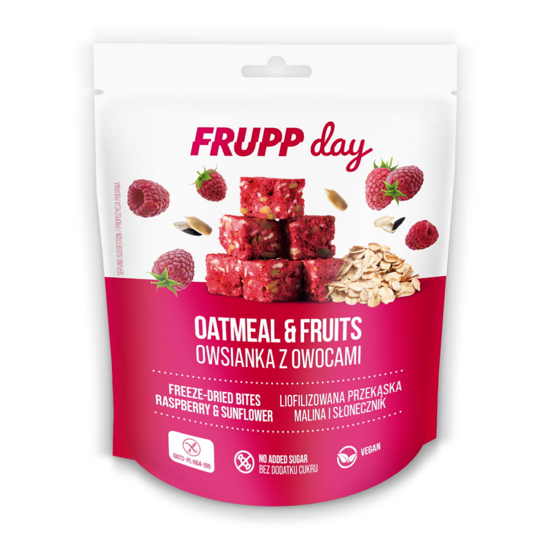 FRUPP Day kostki owsiane - Malina i słonecznik 25 g
