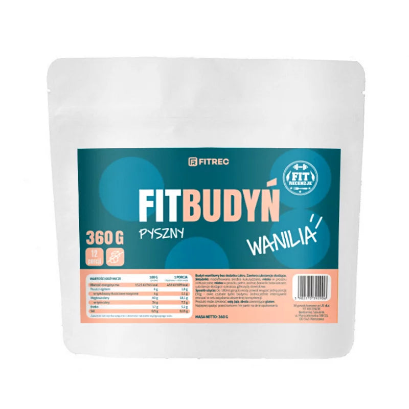 FITREC Fit Budyń Bez Cukru 360 g