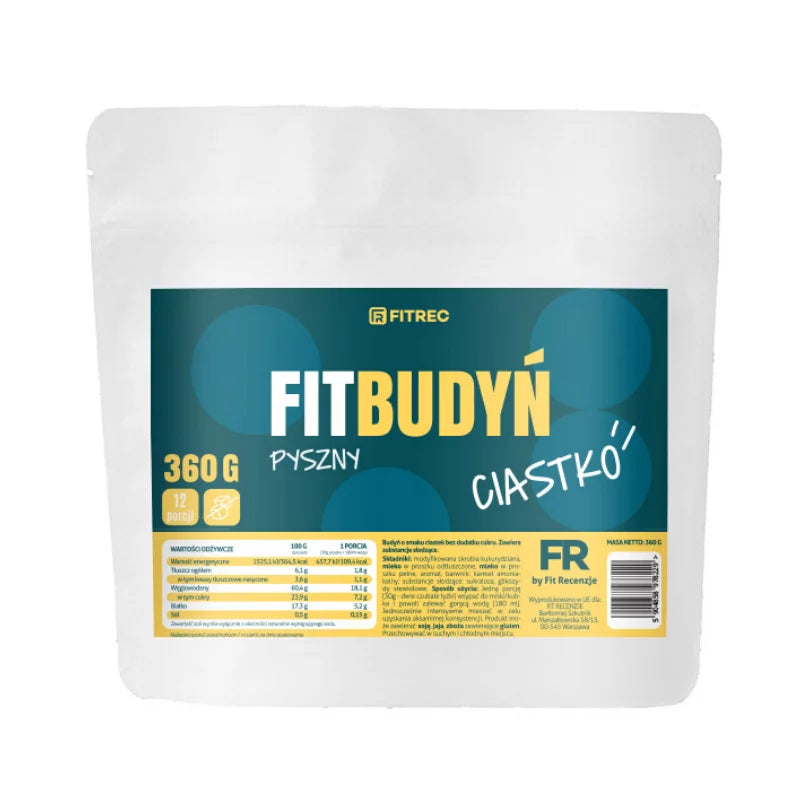FITREC Fit Budyń Bez Cukru 360 g