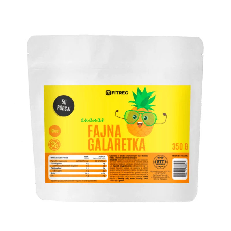FITREC Fajna Galaretka Bez Cukru 350 g