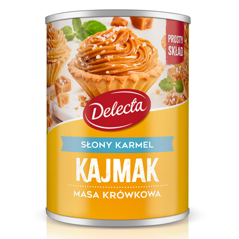 Delecta Masa krówkowa słony karmel 400 g