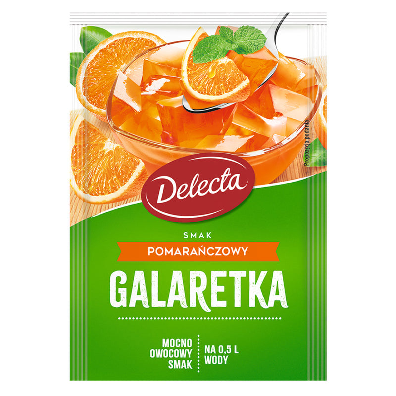 Delecta Galaretka smak pomarańczowy 70 g