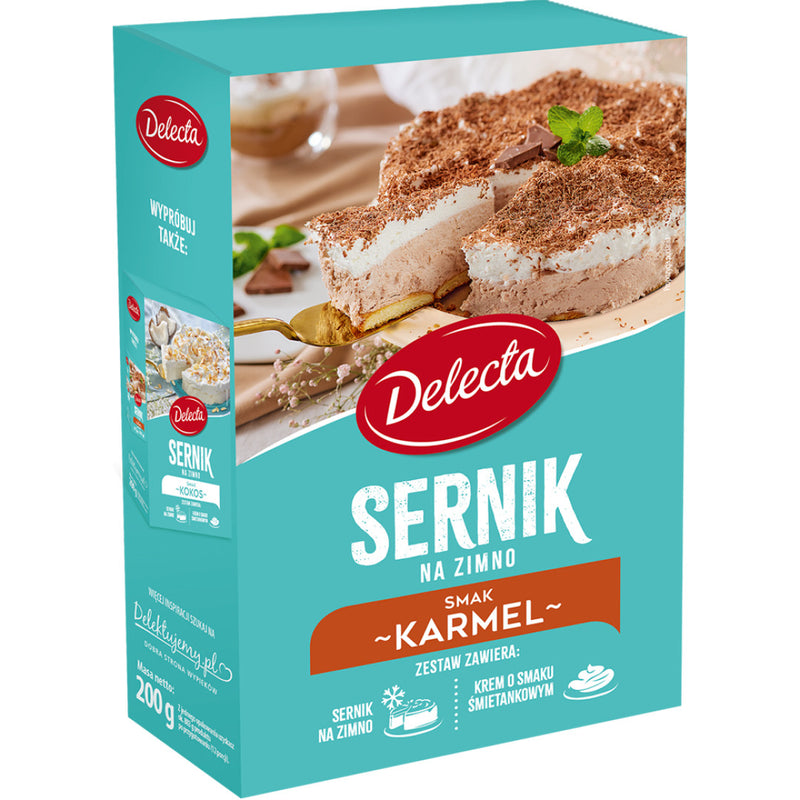 Delecta Sernik na zimno smak karmelowy 200g