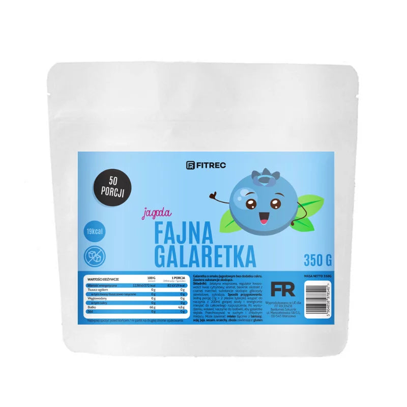 FITREC Fajna Galaretka Bez Cukru 350 g