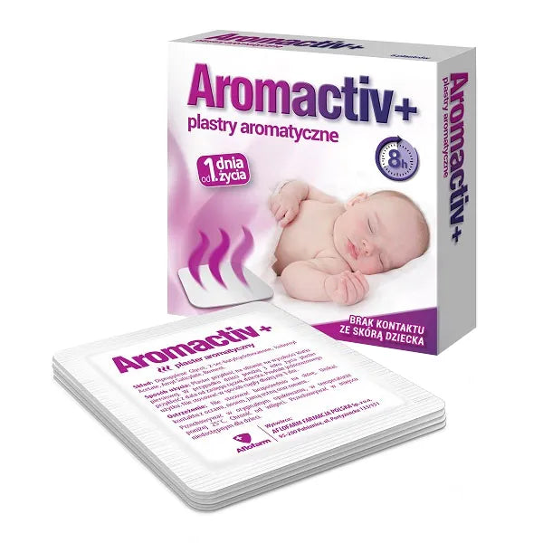 Aromactiv+, plastry aromatyczne od 1 dnia życia, 5 sztuk