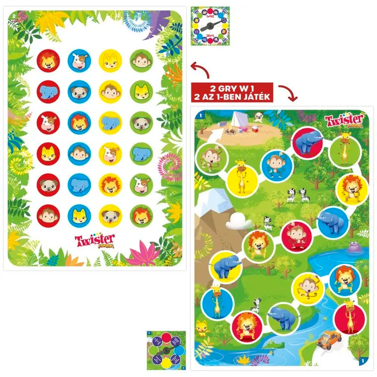 Hasbro, Twister Junior. Wiek 3+