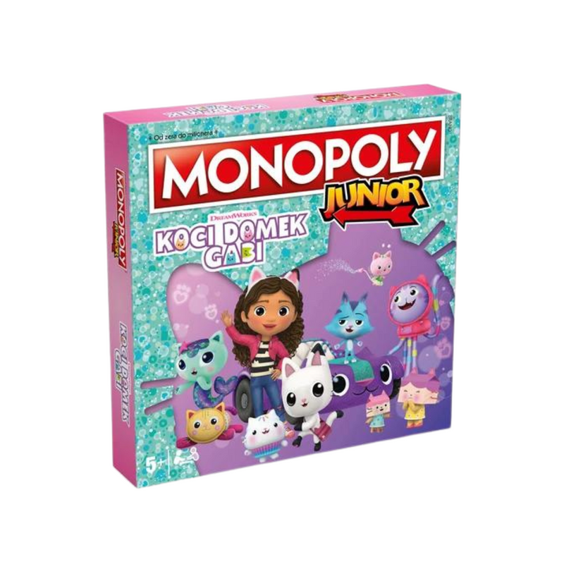 Monopoly Junior, gra rodzinna, Koci Domek Gabi