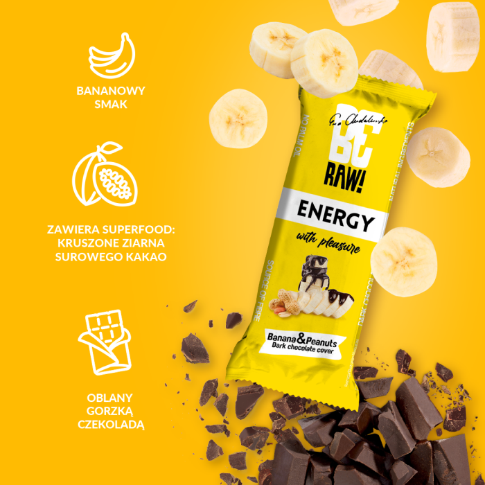 Baton Energetyczny BeRAW Energy Banana&Nuts