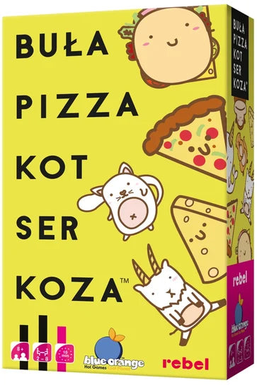 Buła, Pizza, Kot, Ser, Koza - gra imprezowa, Rebel