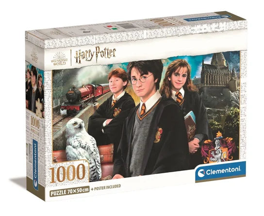 Clementoni, Puzzle, Compact Box, Harry Potter, 1000 el.