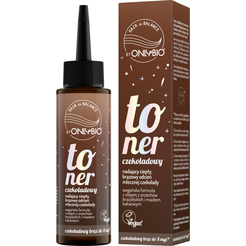 Hair In Balance By ONLYBIO Toner czekoladowy