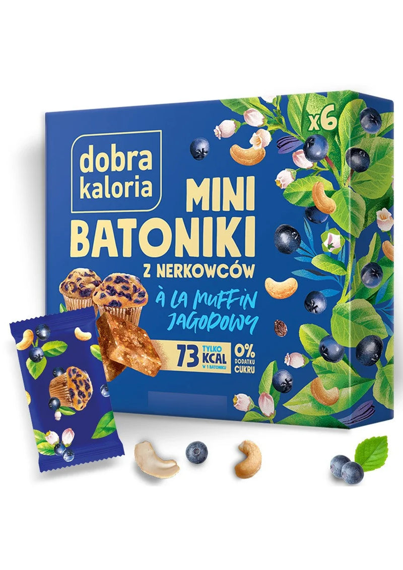 Mini batoniki à la muffin jagodowy - 102g
