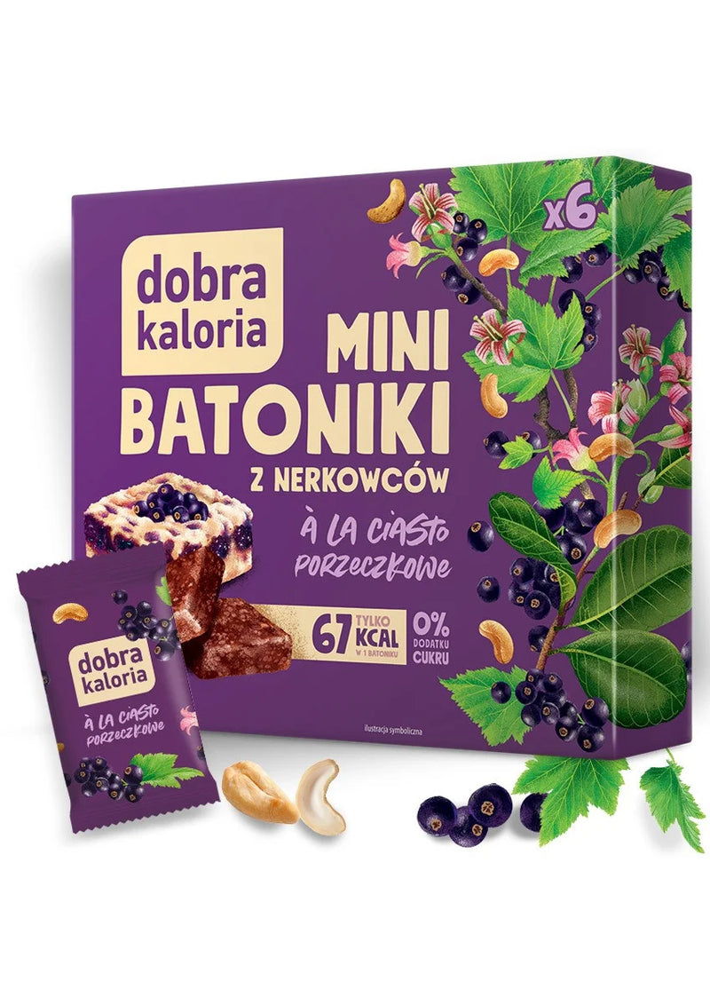 Mini batoniki o smaku à la ciasto porzeczkowe - 102g