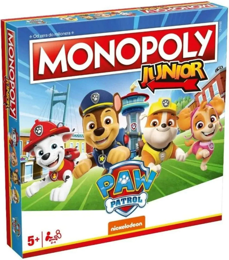 Monopoly Junior, gra planszowa, Psi Patrol