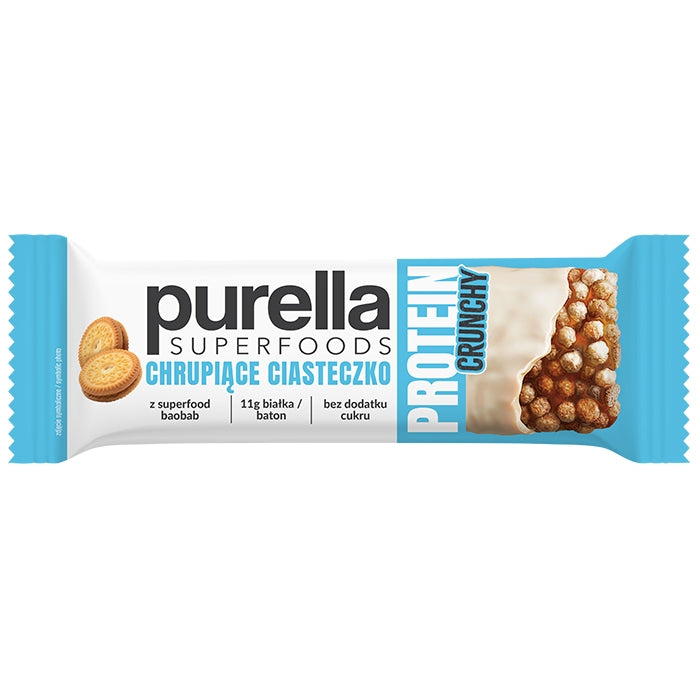 Purella Superfoods Protein bar baton proteinowy chrupiące ciasteczko