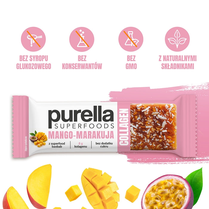 Purella baton SuperFoods Mango-Marakuja Collagen