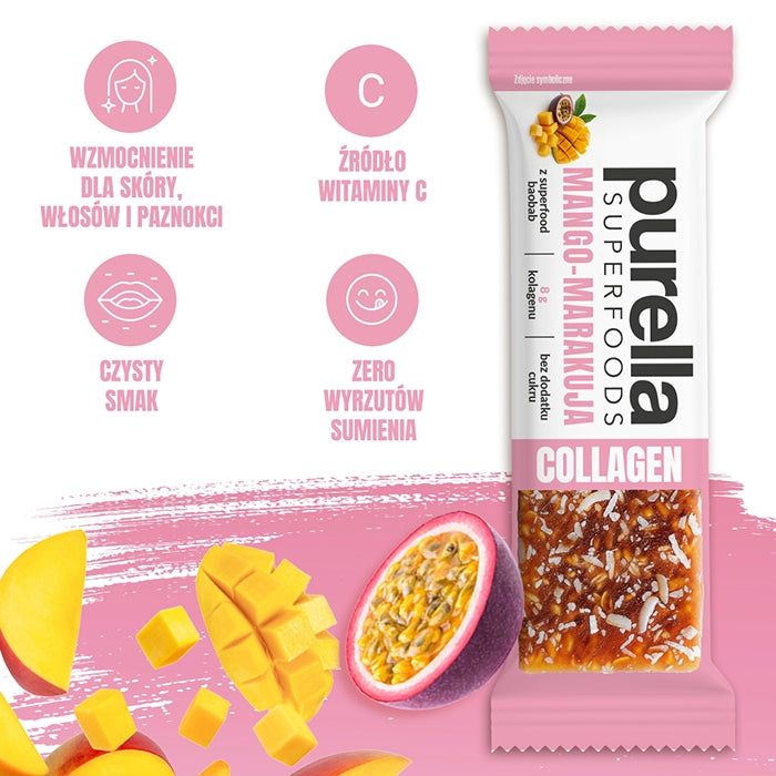 Purella baton SuperFoods Mango-Marakuja Collagen