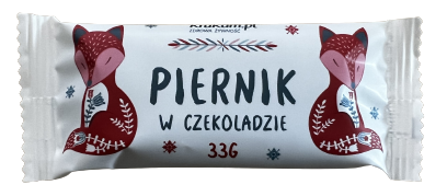 Baton Daktylowy piernik w czekoladzie 33g