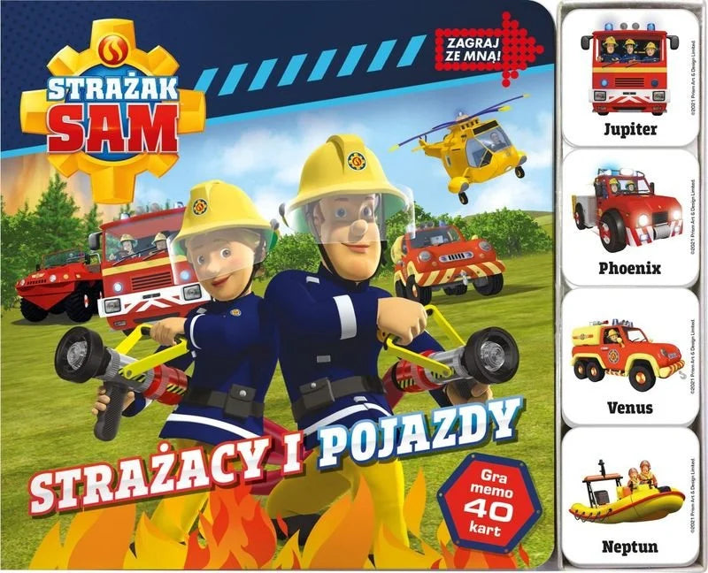 Strażak Sam. Zagraj ze mną. Strażacy i pojazdy