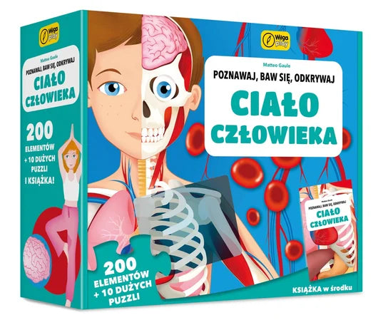 Wilga Play, Puzzle, Ciało człowieka. Poznawaj, Baw się, Odkrywaj, 210 el.