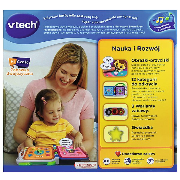 VTech, zabawka edukacyjna Pierwszy Słownik Przedszkolaka