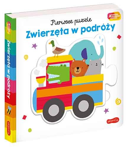 Zwierzęta w podróży. Akademia mądrego dziecka. Pierwsze puzzle (okładka twarda) - Barlow Lisa , Barlow Damien