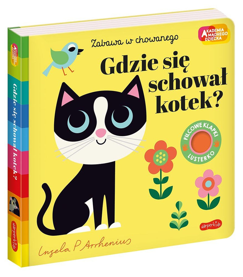 Gdzie się schował kotek? Akademia mądrego dziecka. Zabawa w chowanego