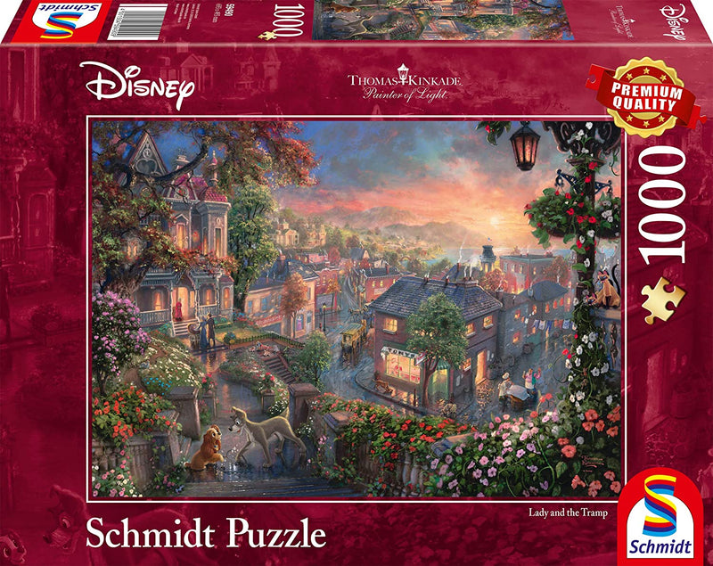 Thomas Kinkade, Disney, Susi i Strolch, 1000 części puzzle
