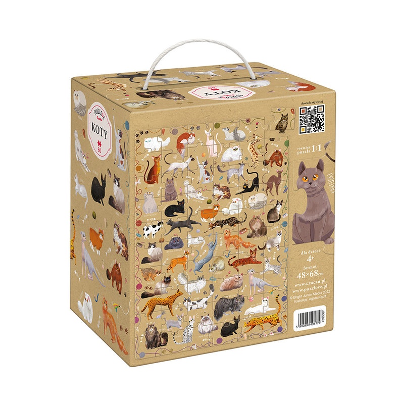 Puzzlove CzuCzu Koty (60 elementów) dla dzieci: 4+
