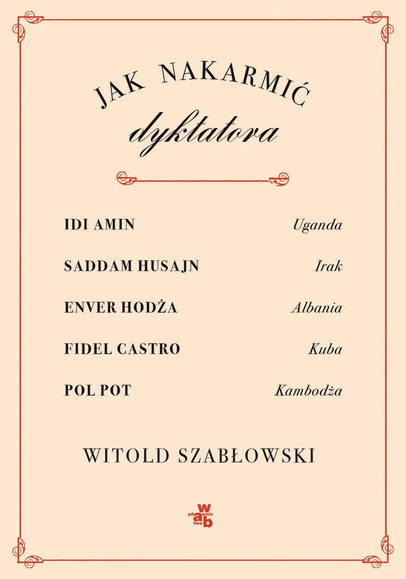 Jak nakarmić dyktatora (okładka  miękka) - Szabłowski Witold