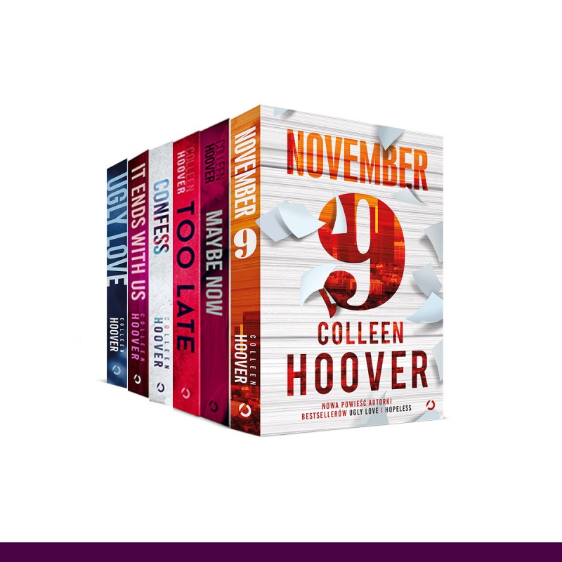 PAKIET ROMANSÓW COLLEEN HOOVER 6 W1