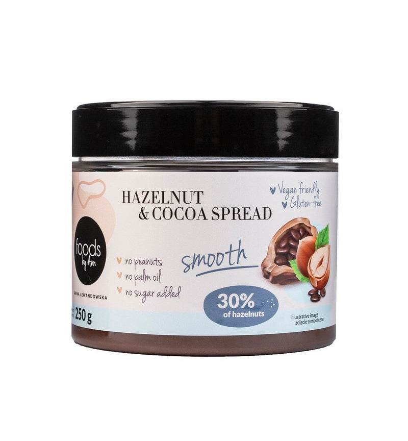 Krem orzechowo-kakaowy 30% smooth 250g